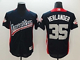 American League 35 Justin Verlander Navy 2018 MLB All Star Game Home Run Derby Jersey,baseball caps,new era cap wholesale,wholesale hats
